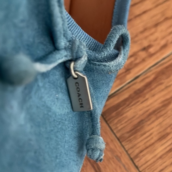 Coach blue suede flats size 9 - Picture 4 of 7